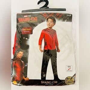 Marvel Shang-Chi Boy's Costume Legend of the Ten Rings Jumpsuit Red Black